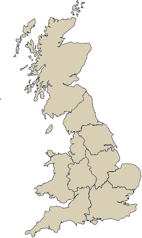 Map of the United Kingdom